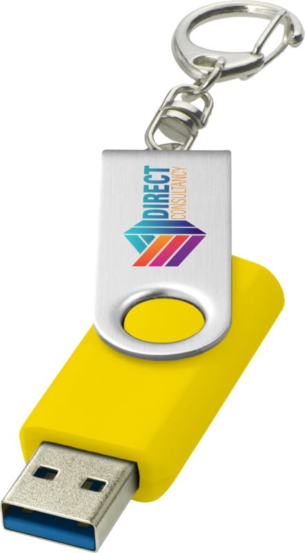 Rotate USB 3.0 with keychain 24