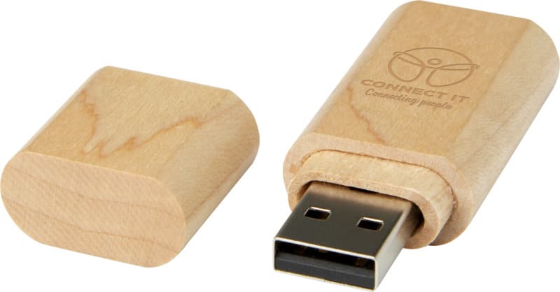 Wooden USB 3.0 with keyring 16