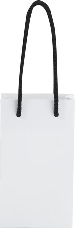 Handmade 170 g/m2 integra paper bag with plastic cord handles - 9.5 x 4 x 17 cm 11