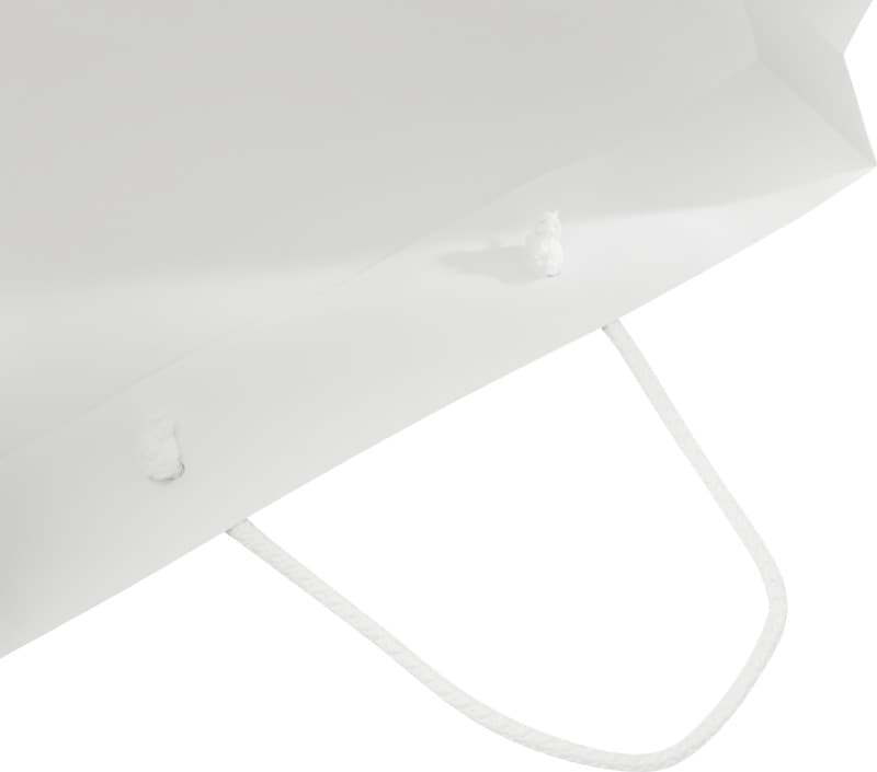 Handmade 170 g/m2 integra paper bag with plastic cord handles - 31 x 12 x 41 cm 7