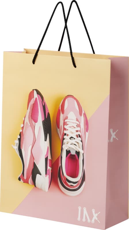 Handmade 170 g/m2 integra paper bag with plastic cord handles - 31 x 12 x 41 cm 9