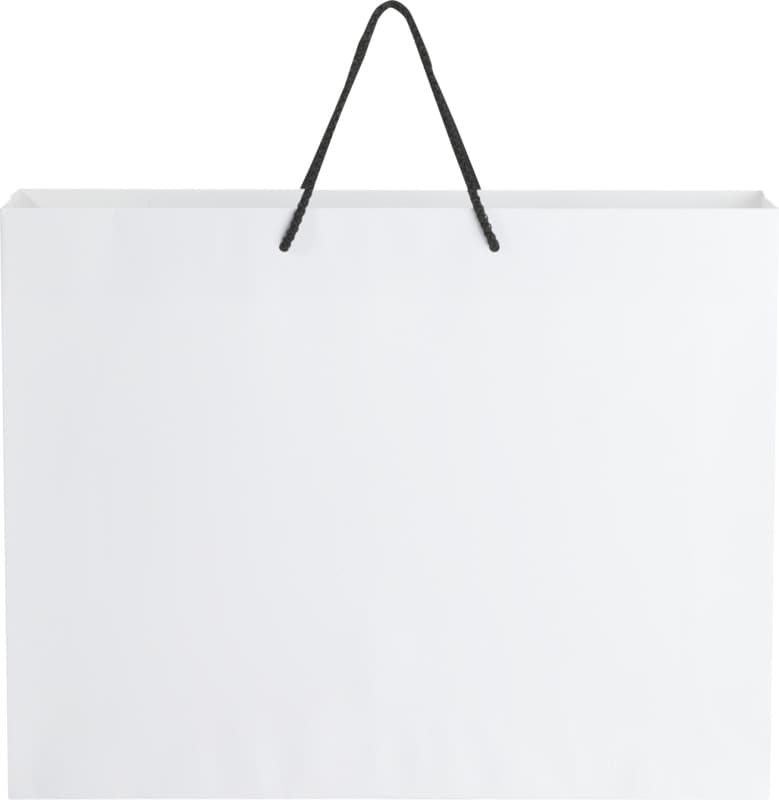 Handmade 170 g/m2 integra paper bag with plastic cord handles - 45 x 10 x 35 cm 11
