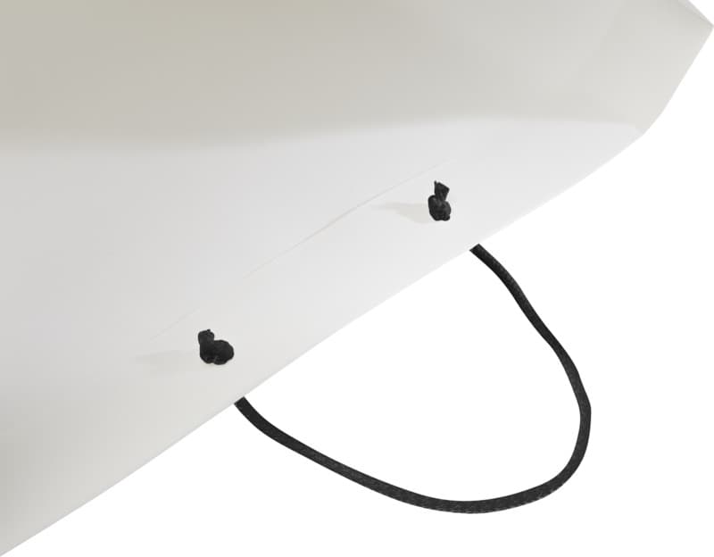 Handmade 170 g/m2 integra paper bag with plastic cord handles - 45 x 10 x 35 cm 14