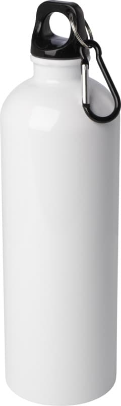 Oregon 750 ml RCS certified single wall stainless steel water bottle with carabiner