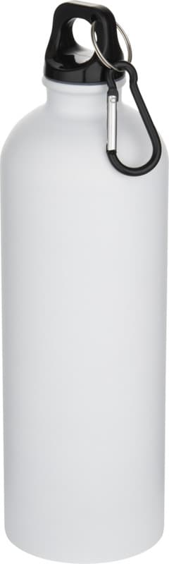 Oregon 750 ml matte RCS recycled single wall stainless steel water bottle with carabiner