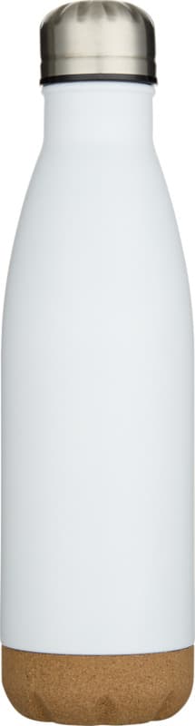 Cove 500 ml double wall vacuum insulated stainless steel water bottle with cork details 2