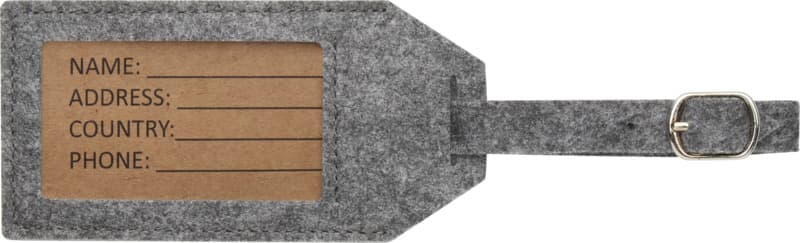 Tie luggage tag 2
