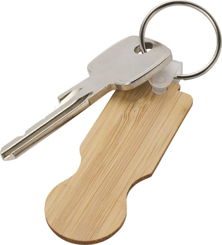 Ronan bamboo trolley keychain 4