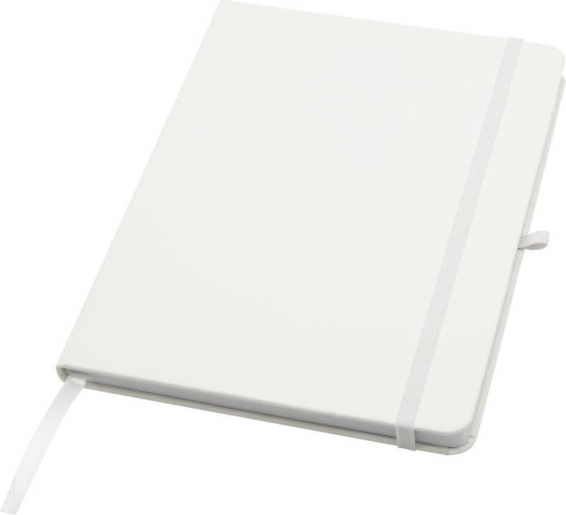 Teak A5 recycled hard cover notebook with lined pages