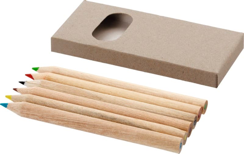 Ayola 6-piece coloured pencil set
