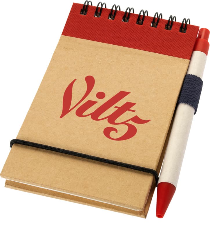 Zuse A7 recycled jotter notepad with pen 4