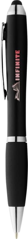 Nash coloured stylus ballpoint pen with black grip (blue ink) 5