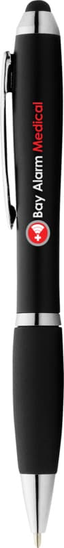 Nash coloured stylus ballpoint pen with black grip (blue ink) 4