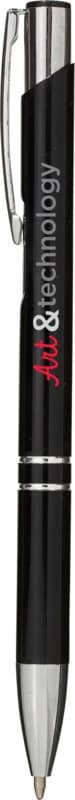 Moneta aluminium click ballpoint pen (blue ink) 4
