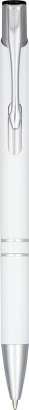 Moneta anodized aluminium click ballpoint pen (blue ink) 5
