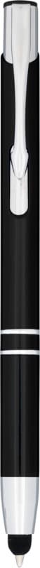 Moneta anodized aluminium click stylus ballpoint pen (blue ink) 2