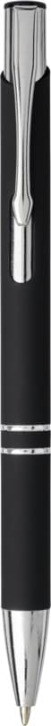 Moneta soft touch ballpoint pen (black ink)