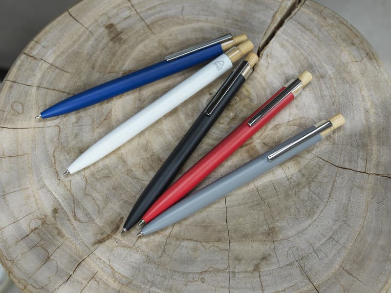 Nooshin recycled aluminium ballpoint pen (blue ink) 3