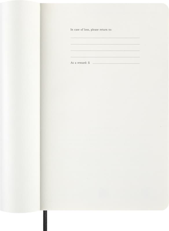 Moleskine soft cover 12 month L daily planner 4