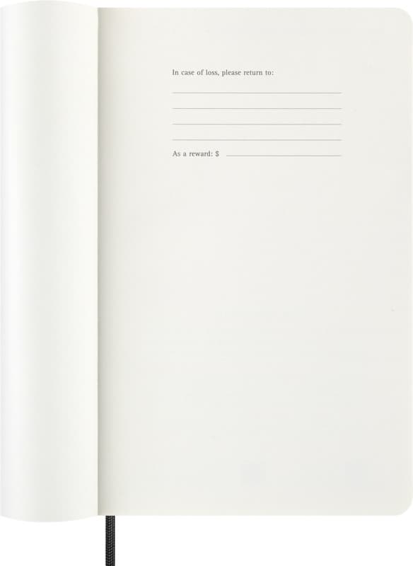 Moleskine soft cover 12 month weekly L planner 4