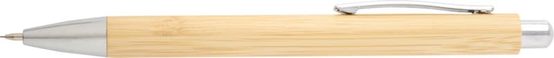 Oblys bamboo ballpoint pen and mechanical pencil set (black ink) 2