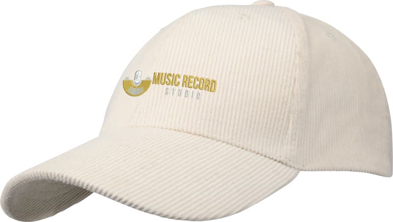 Hutton 6 panel 280 g/m² recycled corduroy cap 4