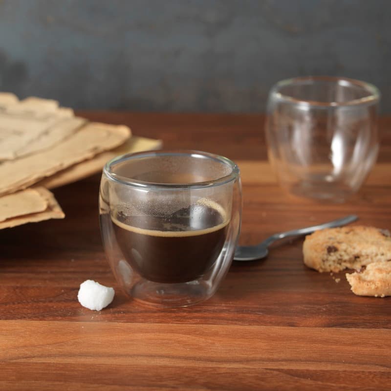 Boda 2-piece glass espresso cup set 3