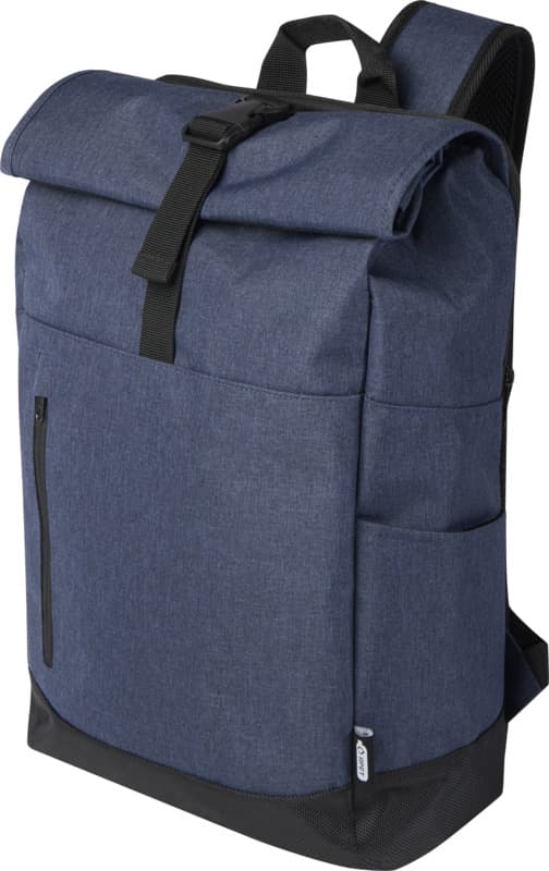 Libra 15.6" GRS recycled roll-up laptop backpack 12L