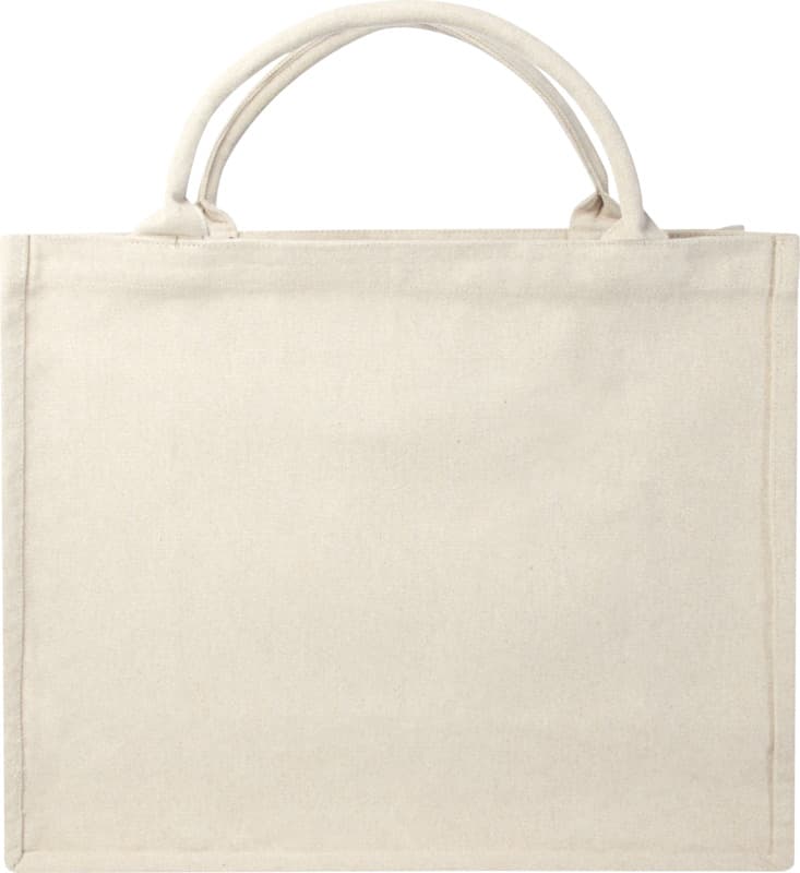 Trace 500 g/m² Aware™ recycled book tote bag 2