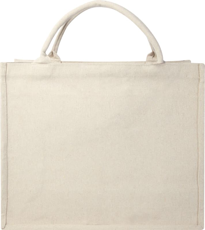 Trace 500 g/m² Aware™ recycled book tote bag 3