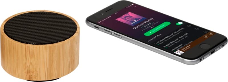 Cosmos bamboo Bluetooth® speaker 3