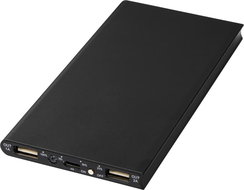 Plate 8000 mAh aluminium power bank