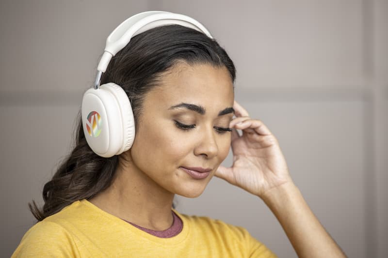 Alzir recycled plastic over-ear wireless Bluetooth headset 4