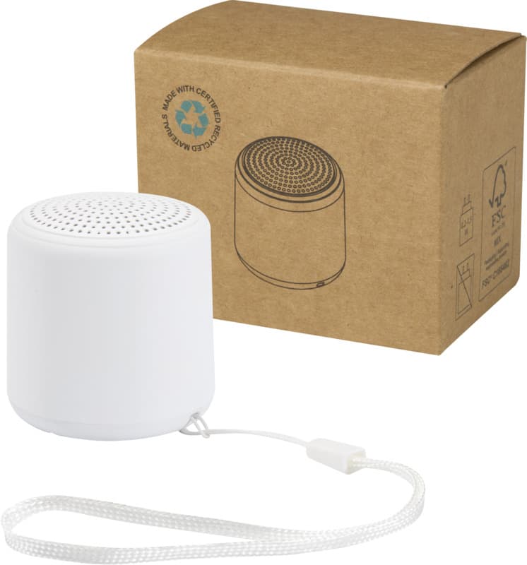 Velkis 3W recycled plastic wireless Bluetooth speaker