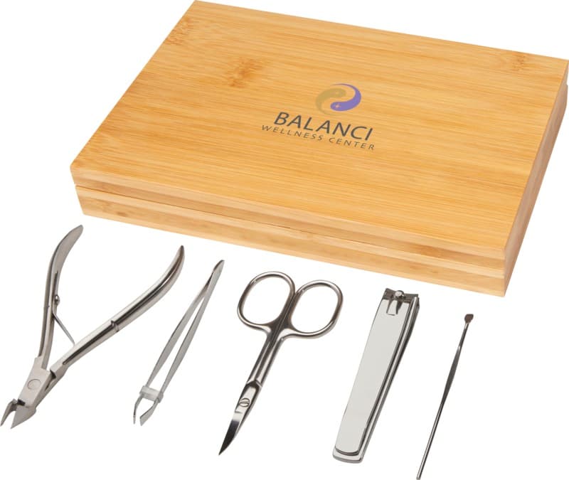 Ladia 5-piece bamboo manicure set 4