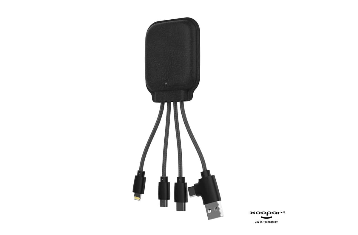 4001 | Xoopar Iné Gamma NFC Powerbank with Charging cables 3000mAh 5