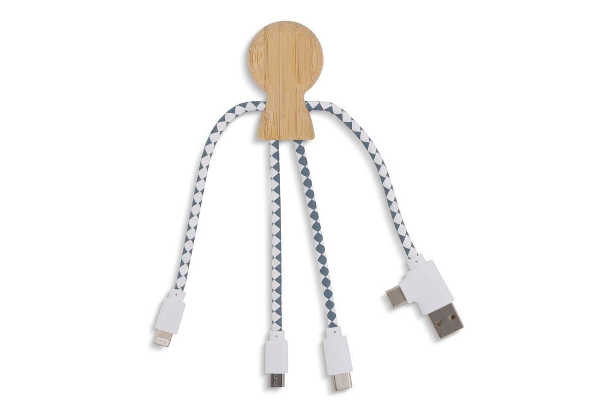 Xoopar Mr. Bio Bamboo Charging Cable 2