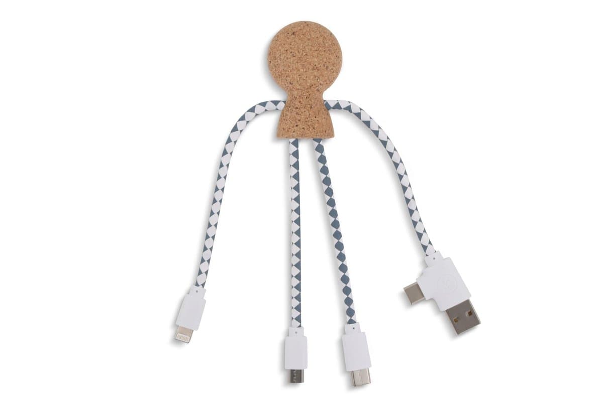 Xoopar Mr. Bio Cork Charging Cable 3