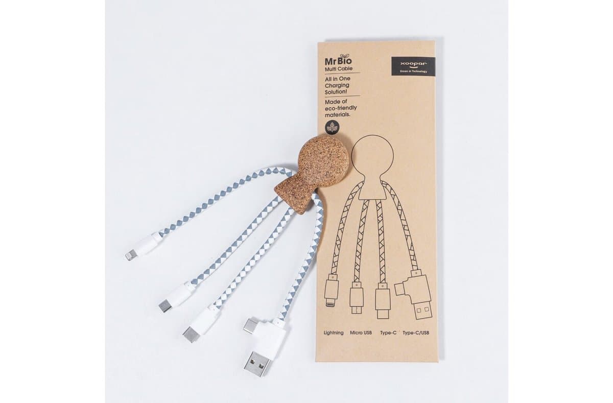 Xoopar Mr. Bio Cork Charging Cable 5