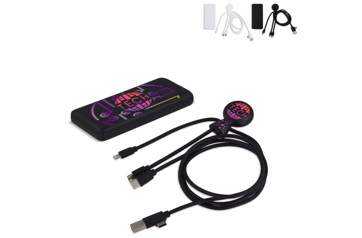 3199 | Xoopar Mr. Bio Powerbank and Cable pack 7000mAh