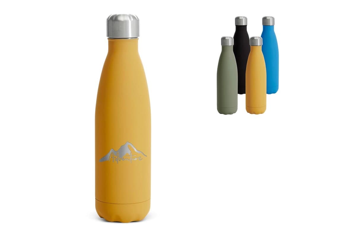Sagaform Nils Steel Bottle Rubber 500ml