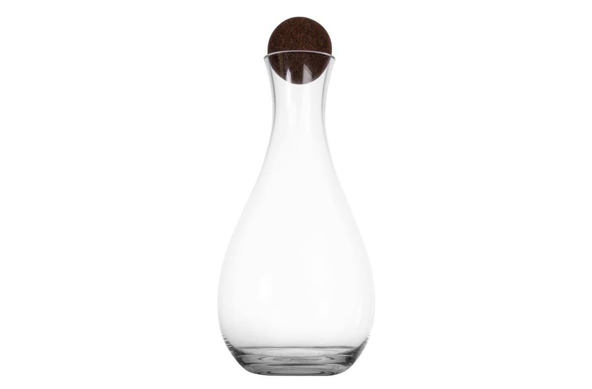 Sagaform Nature Wine Carafe With Cork Stopper 2 liter 2