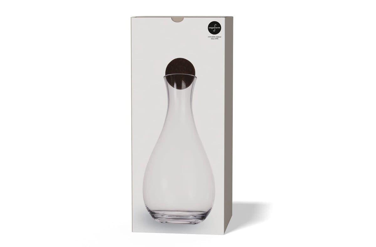 Sagaform Nature Wine Carafe With Cork Stopper 2 liter 5