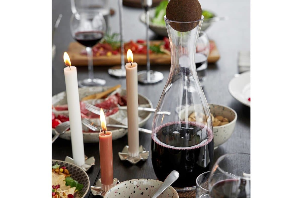 Sagaform Nature carafe with cork stopper 1,5 liter 4