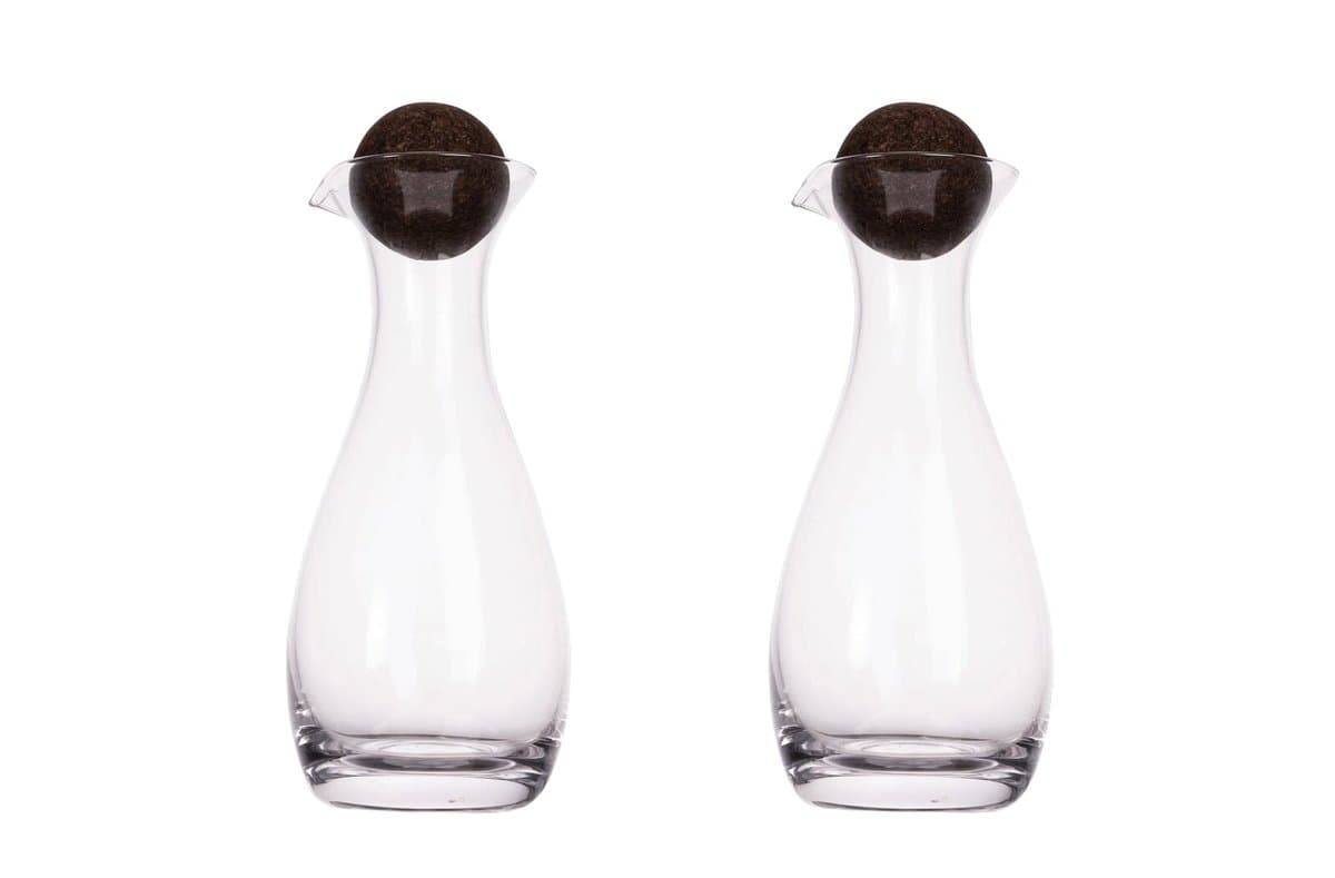 Sagaform Nature carafe oil/vinegar with cork stoppers 2 pcs. 300ml 3