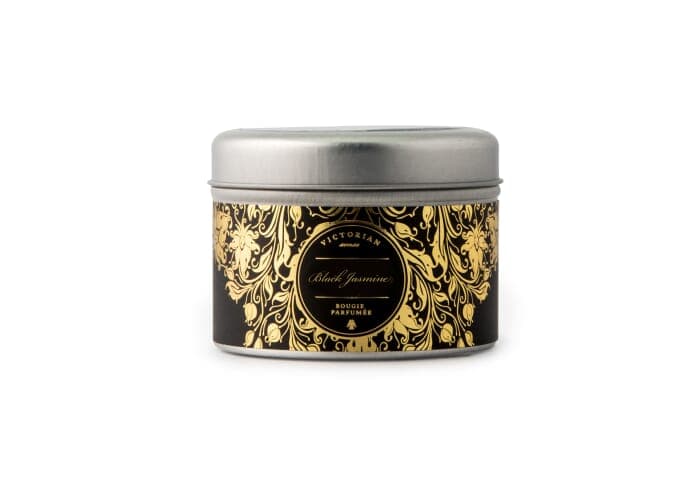 Victorian Sense Tinbox Black Jasmine scented candle 2