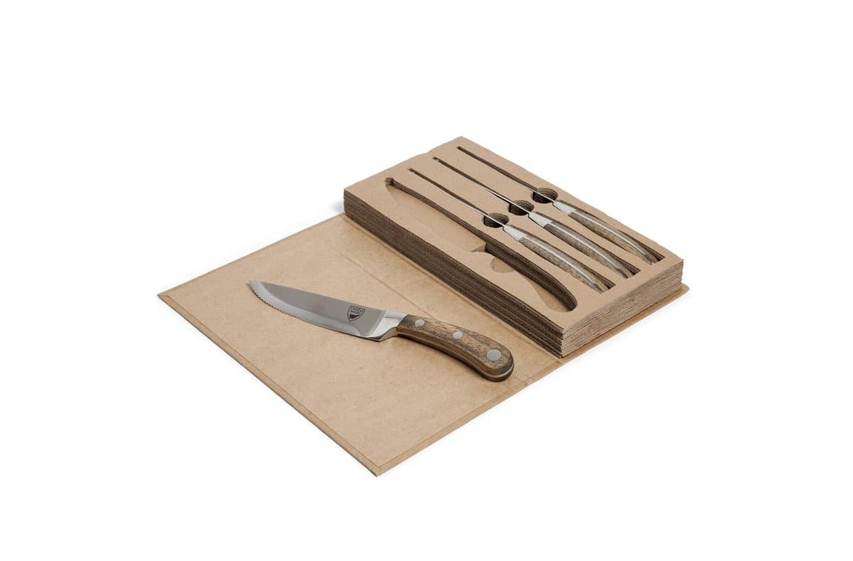 Orrefors Hunting Steak Knives Set Steel 3