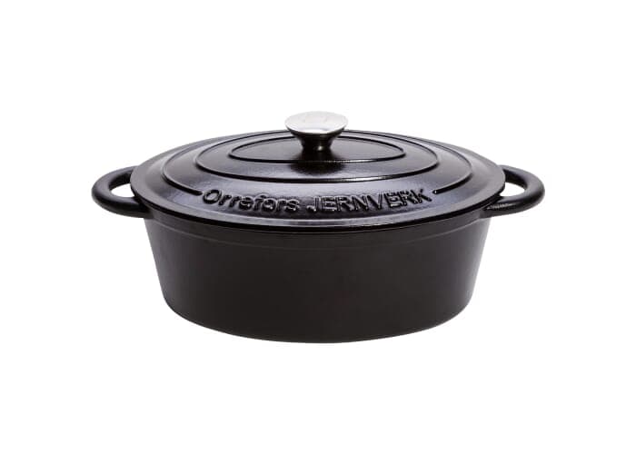 Orrefors Jernverk Enamelled Oval Iron Pan 3.5L 2