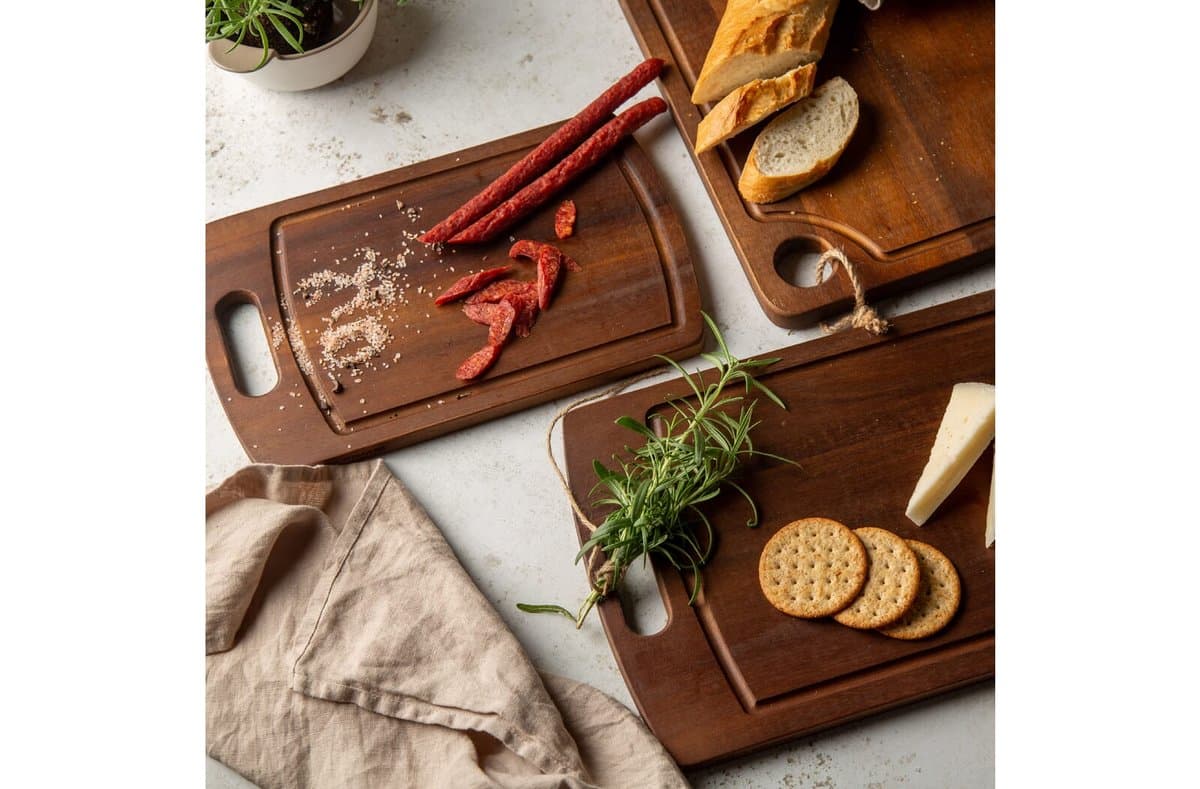 Orrefors Jernverk 2-pack Acacia wooden cutting boards 5