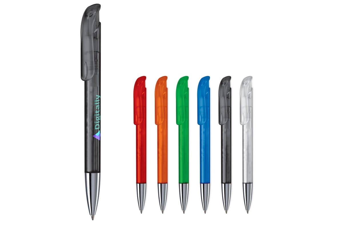 Ball pen Atlas transparent metal tip
